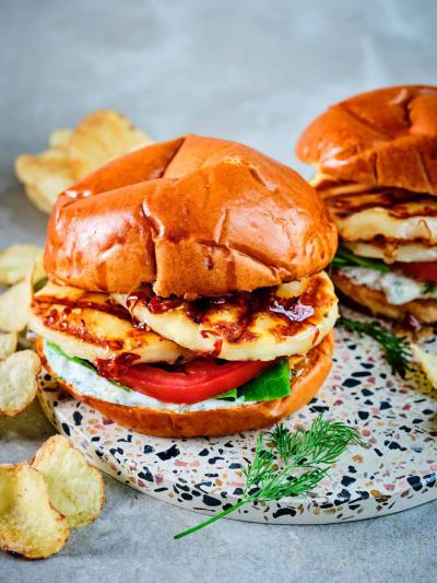 HAMBURGER HALLOUMI